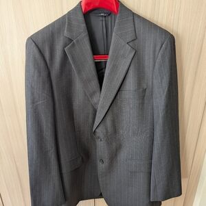 Brooks Brothers Charcoal Pinstripe Blazer